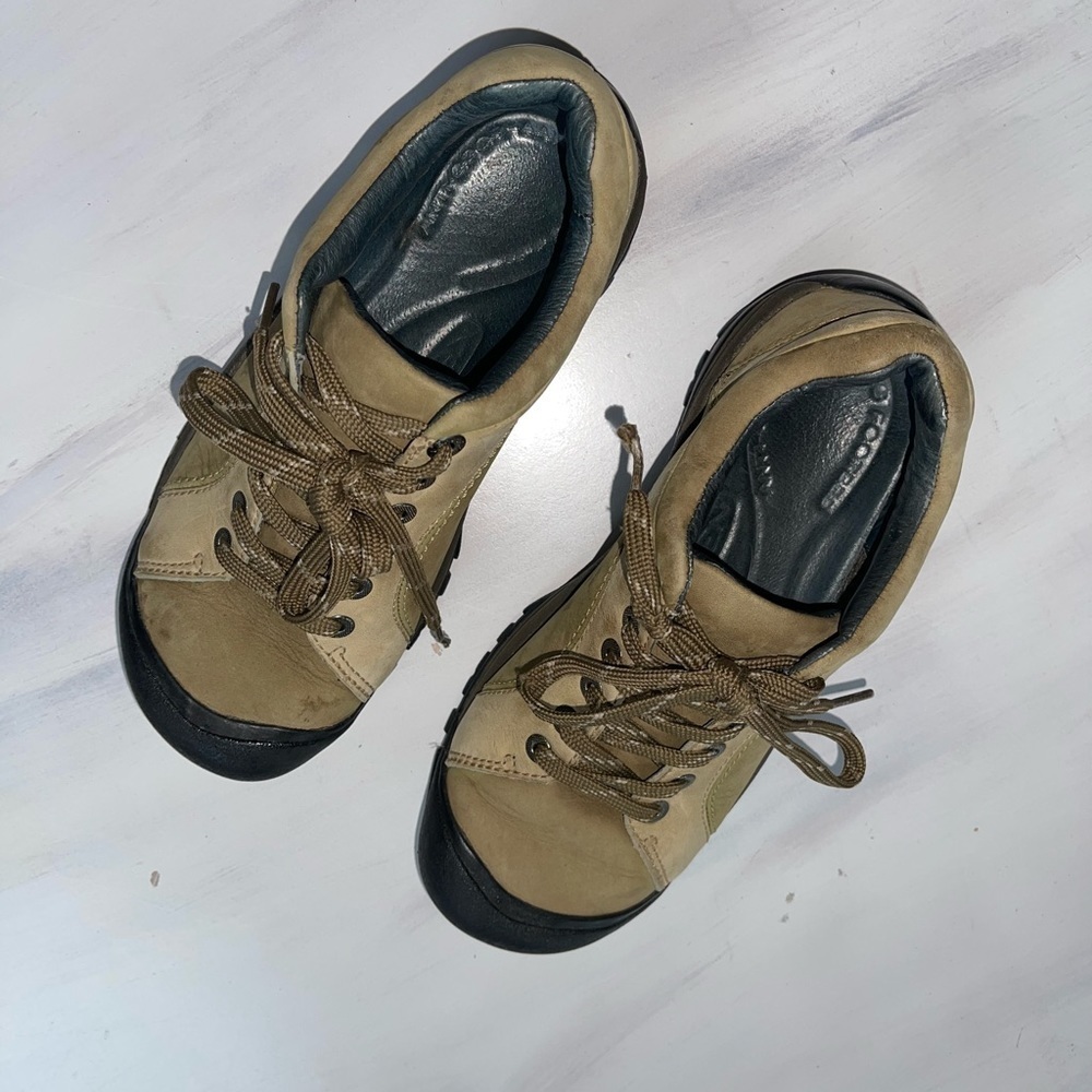 Keen Women Shoe Size 8 Brown Oxford Hiking Walking Sneakers - Picture 2 of 10